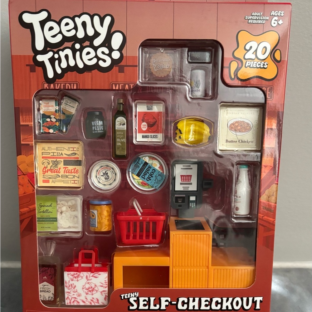 Self-Checkout Playset - Red and Orange